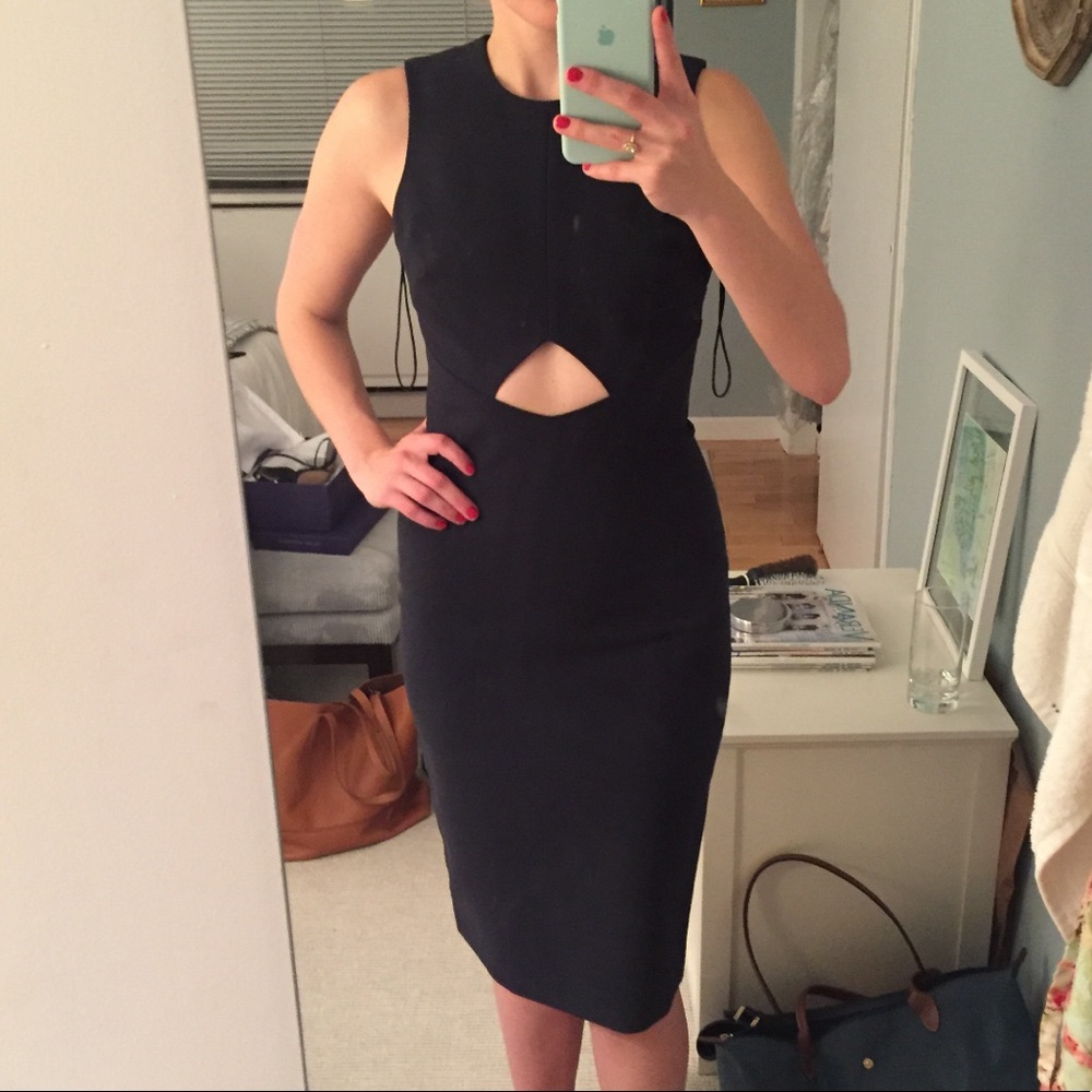 Elizabeth and James Navy Dress